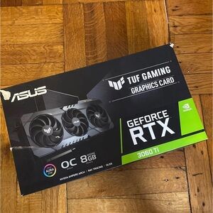 ASUS TUF Gaming GeForce RTX 3060 Ti - Black and Green
